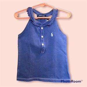 RALPH LAUREN SLEEVELESS SHIRT SIZE 2/2T